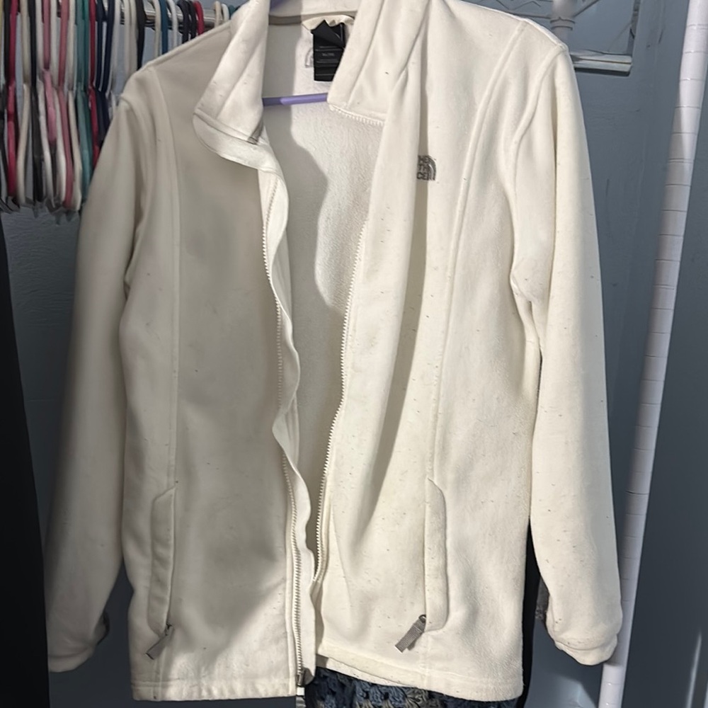 The North Face Cream Fleece Jacket